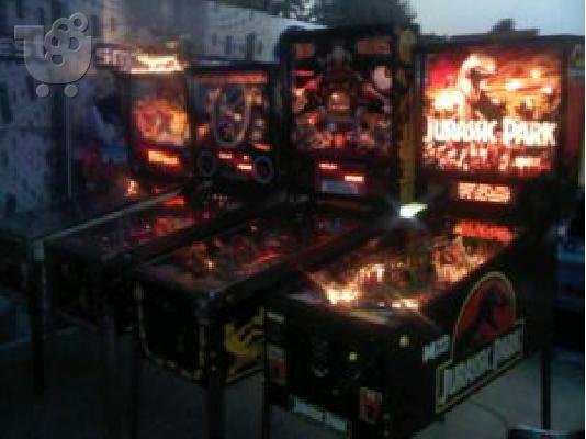 FLIPER.PINBALL,ΦΛΙΠΕΡ,FLIPERAKIA,JURASSIC PARK